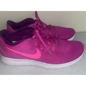 Nike Free RN Running Shoes 831509-601 "Fire Pink" Women's Size 9.5 Nursing NICE